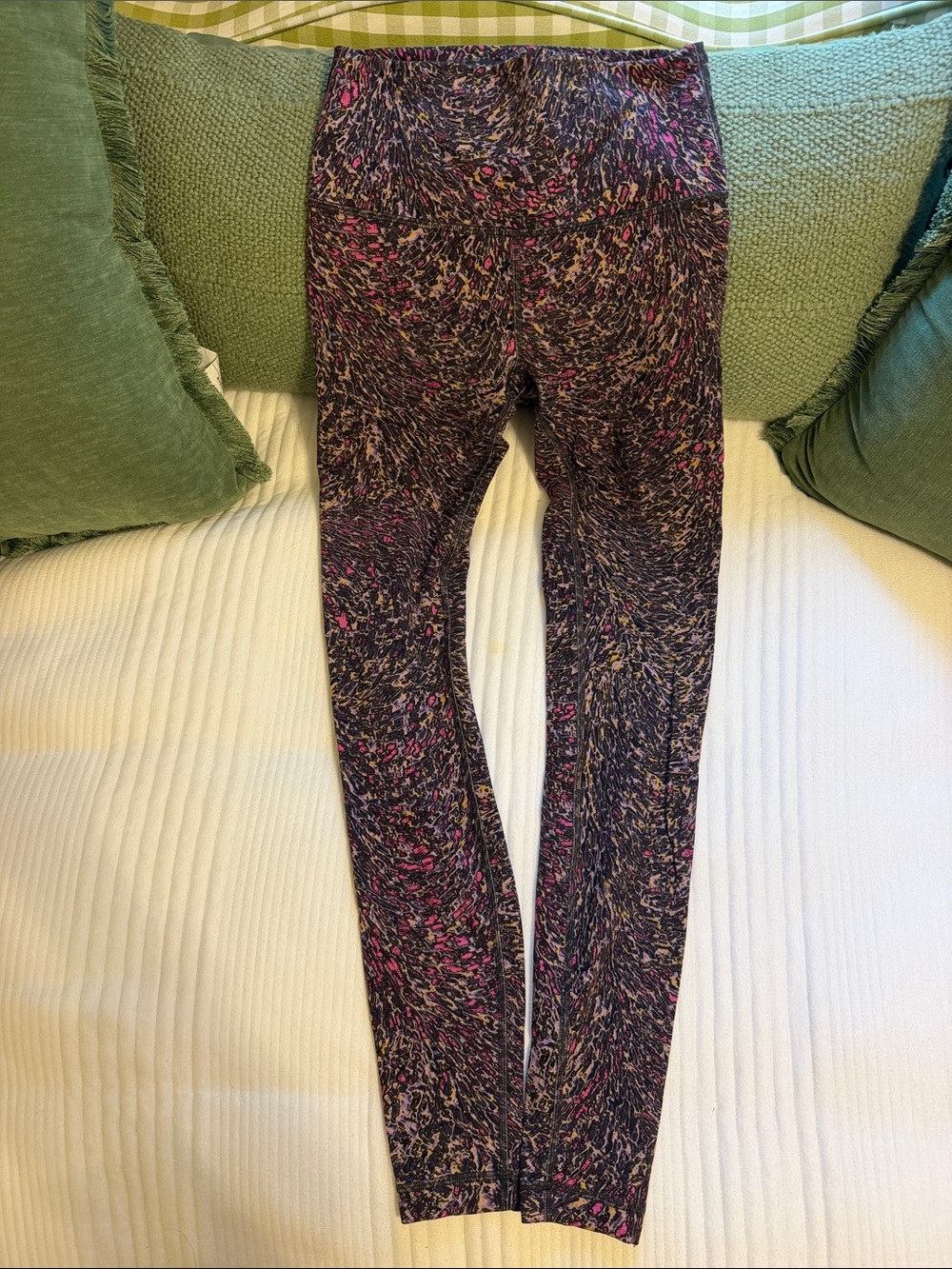 lululemon athletica Kids Marbled Purple & Pink Active Leggings